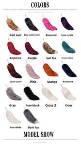 Porte-clés queue de renard surdimensionnée <span class=keywords><strong>et</strong></span> moelleuse pour Halloween, fourrure douce aux couleurs réalistes, durable, parfait pour le cosplay <span class=keywords><strong>et</strong></span> les foires de la Renaissance - Product Image 5