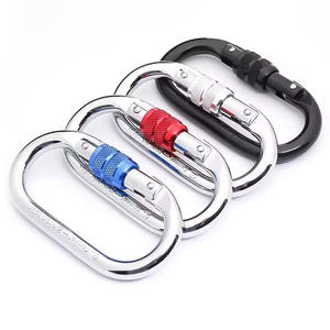 Carabiner Keselamatan Industri untuk Perlindungan Jatuh 25kN Konektor Baja untuk Harness Pengaman Bersertifikasi CE EN362-2004 JENSAN OEM - Product Image 1