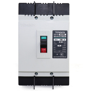 Tengen Dz15-100/3902 Molded Case Circuit Breaker 100A 3P Thermal Magnetic 380V Low Voltage <b>Plastic</b> <b>Enclosure</b> - Product Image 1