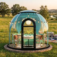 Dôme gonflable romantique en polycarbonate pour couples, idéal pour le camping, les vacances en plein air, les escapades, les anniversaires