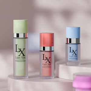 Set di Packaging Cosmetico di Lusso a Doppia Parete Senza Aria, Vasetti in <span class=keywords><strong>Vetro</strong></span> da 15g 30g 50g, Flaconi con Pompa <span class=keywords><strong>Sottovuoto</strong></span> da 15ml 30ml 50ml 100ml - Product Image 6