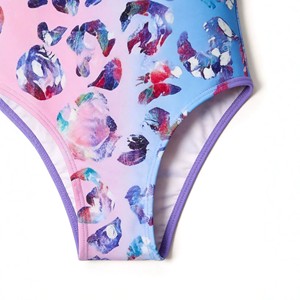 Ensemble de justaucorps de ballet pour filles, justaucorps de danse en rayonne et lycra avec short, tenue de scène pour enfants - Product Image 4