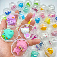 Capsules en plastique PP de 45 mm en gros pour distributeurs automatiques, jouets à attraper, boîtes surprises, assortiment mixte sphérique 0-24