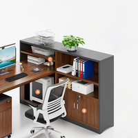 Étagère de rangement centrale grande capacité, meuble de classement, cloison modulaire de bureau, postes de travail pour personnel de bureau