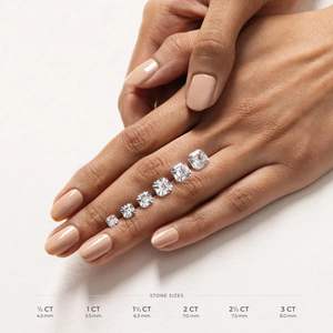 Diamanti Sintetici IGI Certificati 18ct CVD/HTPT Taglio Asscher Colore D Purezza VVS per Creazione di Gioielli - Product Image 6