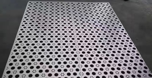 Tamaño personalizado SS304/316L Placa de malla Agujero redondo/Hojas de metal perforadas Placas de metal perforadas - Product Image 3