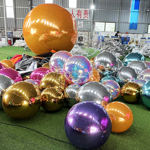 Sphères géantes boule à miroir ballon miroir gonflable pour décoration de Noël fête publicité commerciale centre commercial - Product Image 3