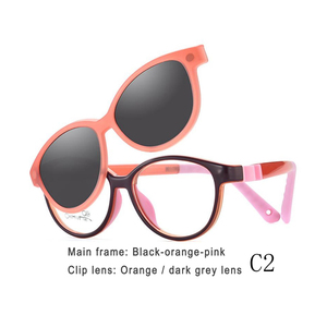 Nuevas Monturas Ópticas <span class=keywords><strong>con</strong></span> Clip T1210 Cómodas y Ligeras <span class=keywords><strong>con</strong></span> <span class=keywords><strong>Lentes</strong></span> <span class=keywords><strong>de</strong></span> <span class=keywords><strong>Sol</strong></span> Polarizadas <span class=keywords><strong>para</strong></span> Niños, Monturas <span class=keywords><strong>de</strong></span> Gafas Suaves - Product Image 4