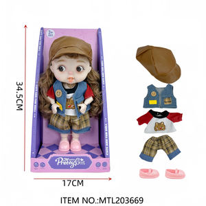 Bellezza <span class=keywords><strong>principessa</strong></span> 12 pollici bambole per le ragazze 28CM bambola di moda giocattolo con musica leggera regalo per i bambini - Product Image 2