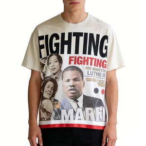 เสื้อยืดสตรีทแวร์พิมพ์ลายตามสั่ง หนัก 300 กรัม ผ้าฝ้าย 100% ทร<span class=keywords><strong>ง</strong></span>โอเวอร์ไซส์ ทร<span class=keywords><strong>ง</strong></span>บ็อกซี่ พิมพ์ลายกราฟิกด้วยเทคนิค DTG ล้างสีแบบแอซิดวอช ลายการ์ตูน - Product Image 1