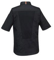 Nouvelle veste de chef d'été, uniforme de chef, chemise de service alimentaire pour restaurant, hôtel, blouse de chef à dos en maille respirante, unisexe, couleur personnalisable