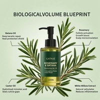 Minyak Rambut Penambah Volume 100ml Batana & Rosemary - Penghambat DHT untuk Pertumbuhan Kembali Rambut Rontok & Kesehatan Kulit Kepala