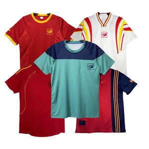 قميص كرة قدم رجالي بتصميم رياضي عتيق على الطراز التايلاندي، مصنوع من البوليستر، طقم ملابس رياضية أنيق - Product Image 1