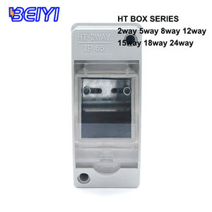 Корпус IP66 из АБС-пластика для наружного монтажа, распределительная коробка для автоматических выключателей, пластиковая, 8-канальная - Product Image 1