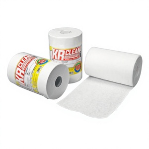 Serviettes absorbantes non tissées Krclean 800g, blanches, écologiques, simples, pour cuisine, export OEM en gros, fabriquées au Vietnam - Product Image 1