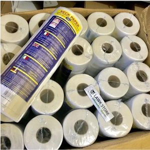 Bandes <span class=keywords><strong>de</strong></span> protection <span class=keywords><strong>de</strong></span> cou jetables élastiques blanches et respirantes anti-adhérentes aux cheveux, rouleaux <span class=keywords><strong>de</strong></span> papier pour barbier pour la <span class=keywords><strong>coupe</strong></span> <span class=keywords><strong>de</strong></span> cheveux en salon - Product Image 1