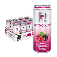 Boisson Énergisante de Qualité Supérieure en Gros – Meilleure Vente, Marque Privée, Boisson Énergisante Prime Framboise Açaï Thé Vert