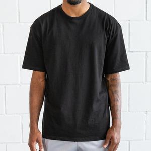 เสื้อยืดโอเวอร์ไซส์ทรงหลวมคุณภาพสูง 240gsm สำหรับผู้ชาย เสื้อยืดเปล่าสุดหรู 100% ผ้าฝ้าย เสื้อยืดผู้ชายแบบเรียบ - Product Image 3