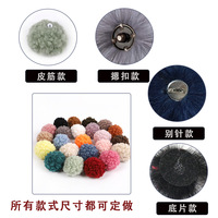 Boules de pompons en laine d'agneau, mini garnitures douces et moelleuses, breloques en peluche de Noël, accessoires décoratifs pour chaussures Crocs et ornements de sacs