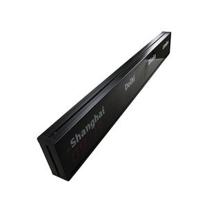 Yizhi Tùy Chỉnh 24/12 Giờ <span class=keywords><strong>LED</strong></span> Hiển Thị Kỹ Thuật Số Thế Giới Múi Giờ Đồng Hồ Với Nhôm Hợp Kim Khung Thời Gian Thế Giới Đồng Hồ Treo Tường - Product Image 6