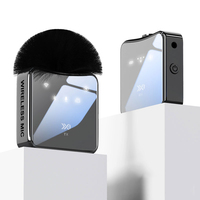 Microfone lavalier sem fio uhf, com transmissor e receptor para câmera e telefone, com microfone para gravação