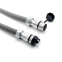 Câble d'extension WEIPU WS20 5P Core TP20 connecteur d'aviation mâle à femelle prise de conduit en métal industriel étanche IP68