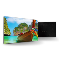 Écran vidéo mural multi-écrans 49 55 pouces 2x2 2x3 3x3 0,88 mm 1,8 mm 3,5 mm ultra-fin, affichage à faible bordure, moniteurs vidéo LCD