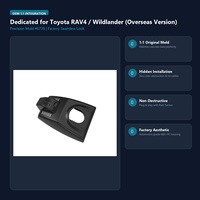 Caméra de tableau de bord dissimulée pour Toyota RAV4 Wildlander version internationale, résolution double 4K 2K, grand angle 170 degrés, contrôle par application Wi-Fi