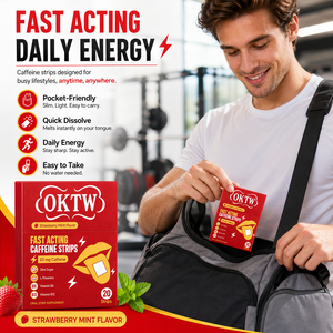 Wholesale Fast Energy Oral Strips with Taurine, No Water Needed Travel Friendly Supplement Formula - Product Image 1
