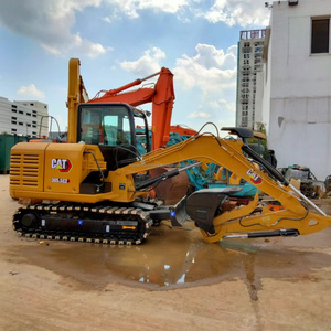 95% nuevo Cat 305.5E2 Mini excavadora de orugas para el hogar Caterpillar 305,5 E2 con pista de goma y pulgar excavadora de granja usada a la venta - Product Image 5