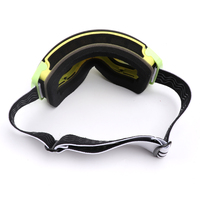 Masque de ski magnétique sans monture Dacheng Optical Designer en TPU avec verres cylindriques anti-buée UV400, grande taille pour adultes, sports de neige