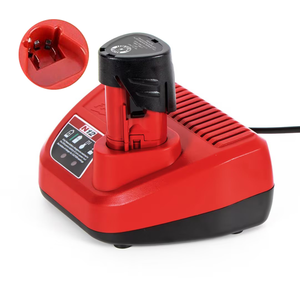 Cargador de Escritorio N12 12V 1.5A para Batería de Herramienta Eléctrica con Protección Contra Sobrecarga, Modelo Rojo ABS - Product Image 6