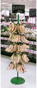 Expositor de pie para plazas de exhibición, de metal cromado y acrílico blanco, modelo Banana Floor Wholesale <span class=keywords><strong>Chiquita</strong></span> - Product Image 4