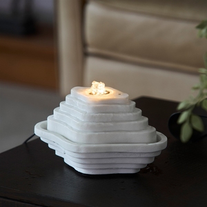 <span class=keywords><strong>Fuente</strong></span> de <span class=keywords><strong>Agua</strong></span> Escalonada Elegante de Alta Gama, Decorativa y que Atrae la Prosperidad - Product Image 3