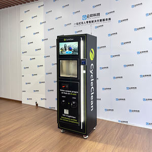 Distributore Automatico per la Pulizia dei Caschi con Schermo LCD Touch, Opzioni di Pagamento Multiple, Pulizia a Secco, Deodorizzazione e Disinfezione - Product Image 1