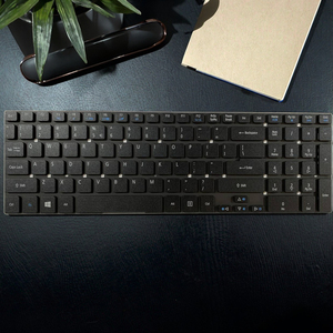 คีย์บอร์ดแบบบางเฉียบรุ่นใหม่สำหรับ ACER Aspire 5755 5755G 5830 V3 5830T 5830TG เกตเวย์ V3-551 NV55แล็ปท็อป E5-571 - Product Image 4