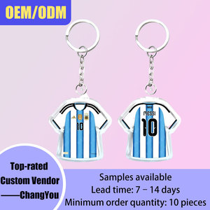 Porte-clés en Perspex pour les participants aux compétitions sportives internationales, avec graphiques personnalisés, impression recto-verso, souvenir, équipement d'identification unique - Product Image 1