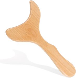 Kit d'outils de massage corporel en bois : Rouleau en bois et masseur de pieds pour drainage lymphatique, anti-cellulite, ensemble Gua Sha - Product Image 1