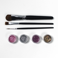 Vente en gros de pigments de peinture pour le visage et le corps à base de minéraux, 30 couleurs, qui brillent dans le noir, pour enfants, certifiés CE, fournitures de peinture corporelle