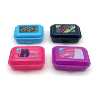 Boîte à lunch en plastique pour personnage de dessin animé pour enfants pour écoliers pour tout-petits