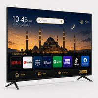 Téléviseur intelligent Android arabe 55 65 75 pouces 4K HDR LED DVB-T2/S2 pour hôtels, vente en gros pour l'Arabie Saoudite, les Émirats arabes unis et le Moyen-Orient