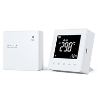 Termostato Inteligente para Radiador Tuya WiFi RF868 con Receptor Inalámbrico o con Cable para Sistema de Calefacción de Caldera de Gas