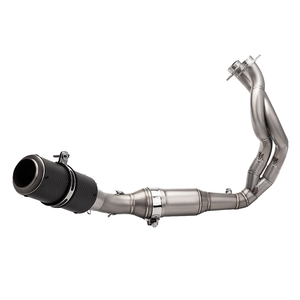 Nuevo sistema de escape completo para <span class=keywords><strong>ER6N</strong></span> Versys 650 Z650 Ninja 650 2023-2025 años, incluye Sensor de silenciador y tubo de enlace - Product Image 4