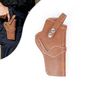 Mới đến PU da chuyên nghiệp chiến thuật owb giấu Carry bao da có thể điều chỉnh 1911 phổ đúng tay an toàn - Product Image 2