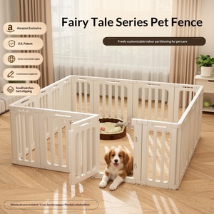 Recinzione <span class=keywords><strong>per</strong></span> Animali Domestici, Cancello <span class=keywords><strong>per</strong></span> <span class=keywords><strong>Cani</strong></span> <span class=keywords><strong>da</strong></span> Interno, Pannelli in Plastica <span class=keywords><strong>per</strong></span> <span class=keywords><strong>Cani</strong></span> Piccoli e Medi, Anti-Fuga, Liberamente Collegabili - Product Image 5