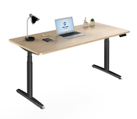 Cadre de bureau debout intelligent motorisé réglable en hauteur à 3 niveaux