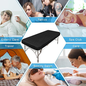 Wholesale Disposable Waterproof Soft Non Woven Elastic Tattoo <b>Bed</b> Chair Cover for Tattoo Shop Easy Use - Product Image 6