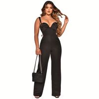 Nouvelle combinaison moulante sans manches taille haute pour femmes