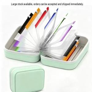Bestseller transfrontalier : Ensemble de trousses à pilules étanches de voyage, style pochette, en silicone de qualité alimentaire, de luxe, 7/14 compartiments - Product Image 2