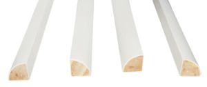 <span class=keywords><strong>Corniche</strong></span> intérieure en bois apprêté blanc - Écologique - Garantie 5 ans - Product Image 2